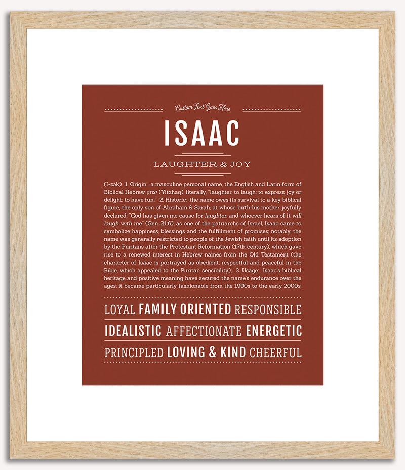 Isaac | Name Art Print