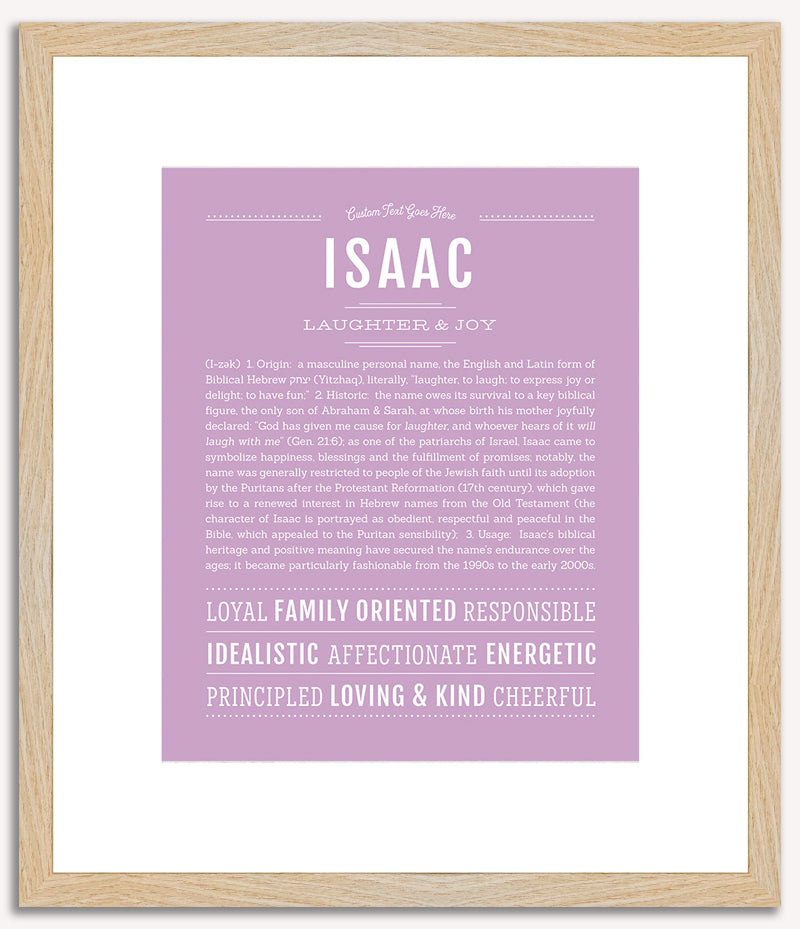 Isaac | Name Art Print