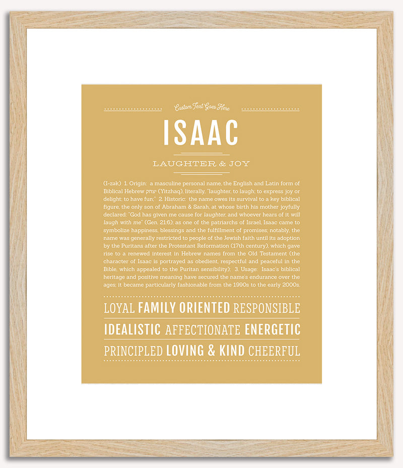 Isaac | Name Art Print