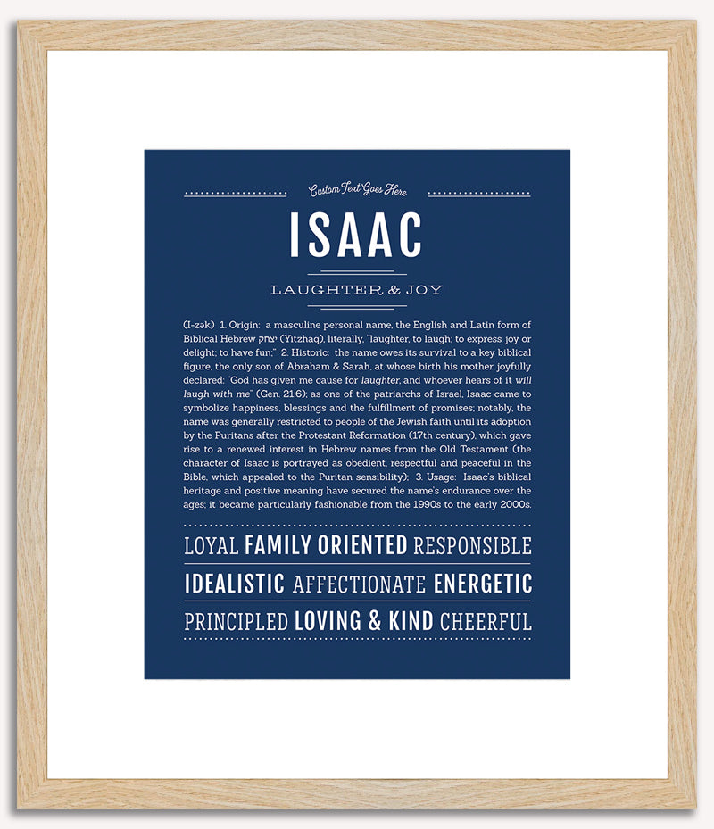 Isaac | Name Art Print