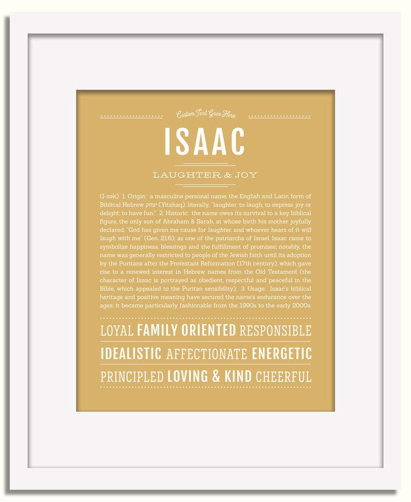 Frame Options | Matte Gold | White Frame, Matted