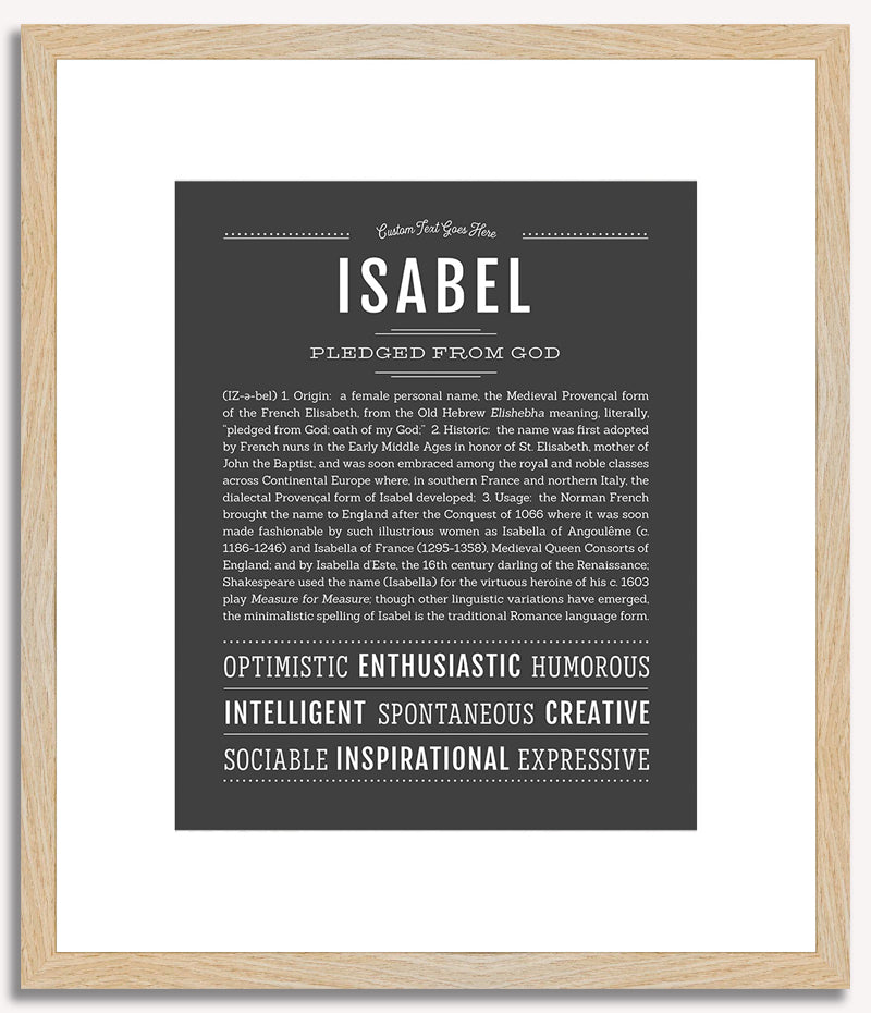 Isabel | Name Art Print