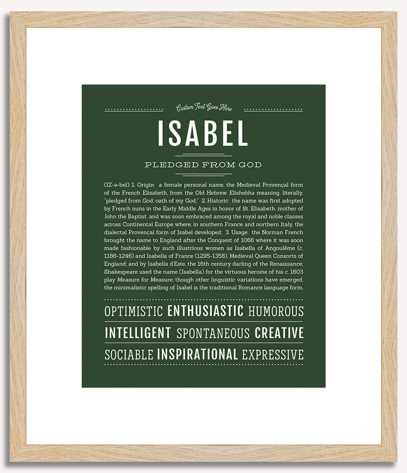 Isabel | Name Art Print