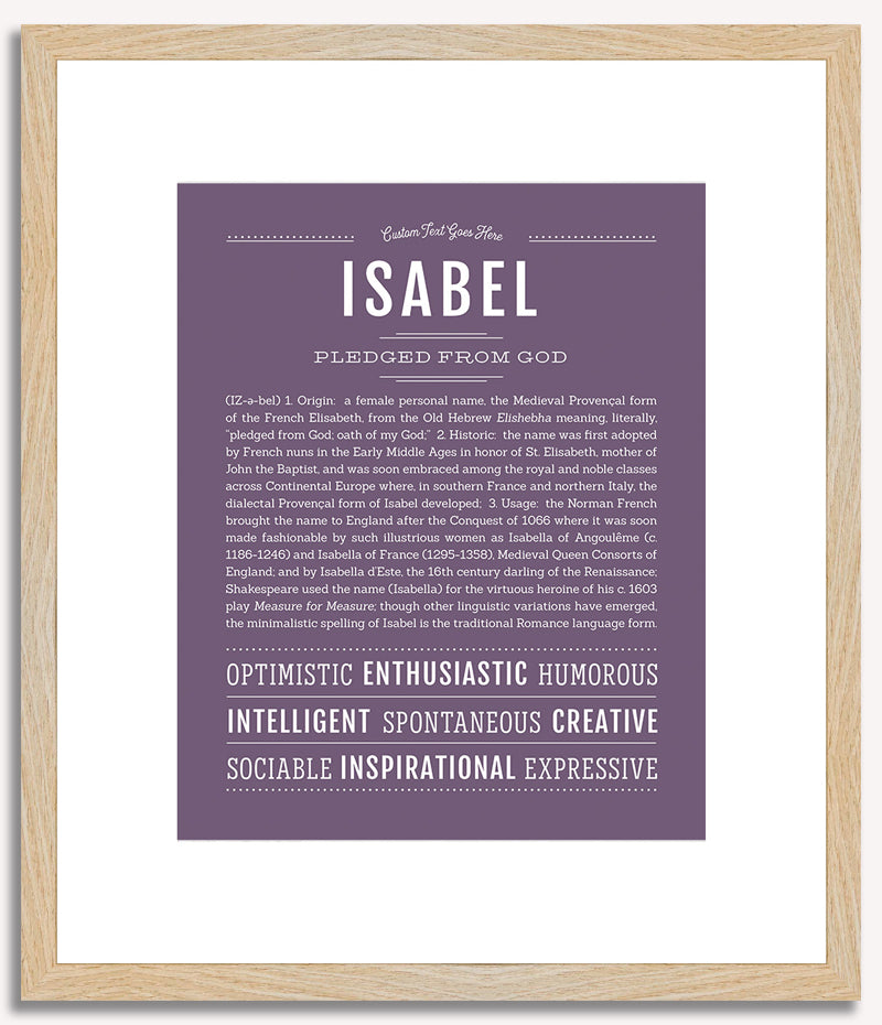 Isabel | Name Art Print