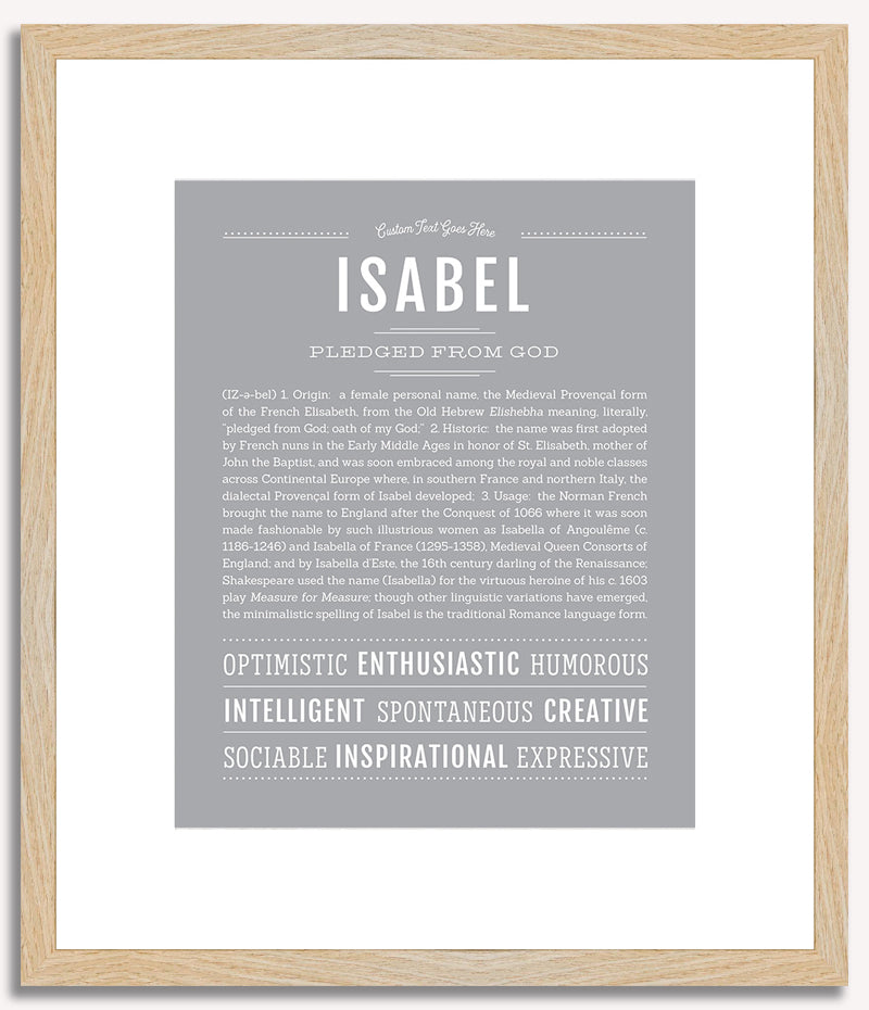 Isabel | Name Art Print