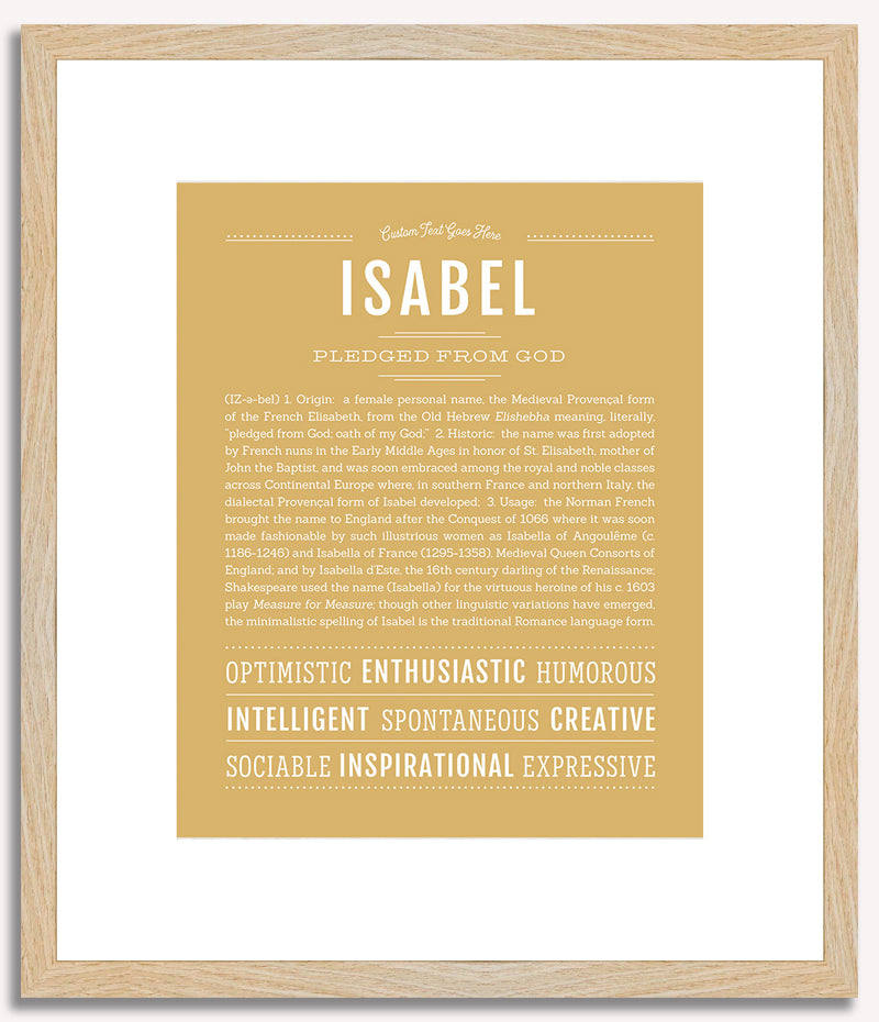 Isabel | Name Art Print