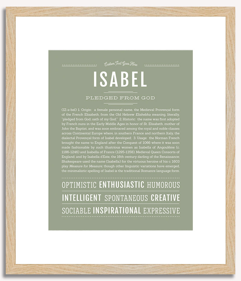 Isabel | Name Art Print