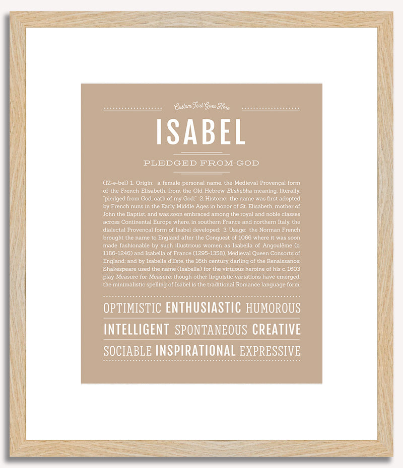 Isabel | Name Art Print