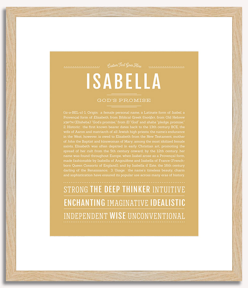 Isabella | Name Art Print