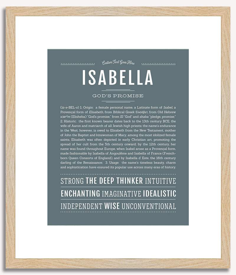 Isabella | Name Art Print