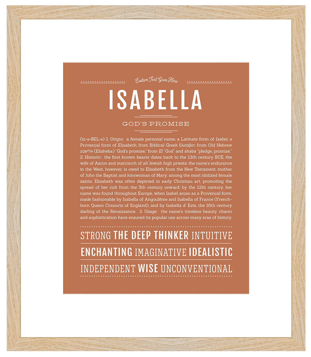 Isabella | Name Art Print