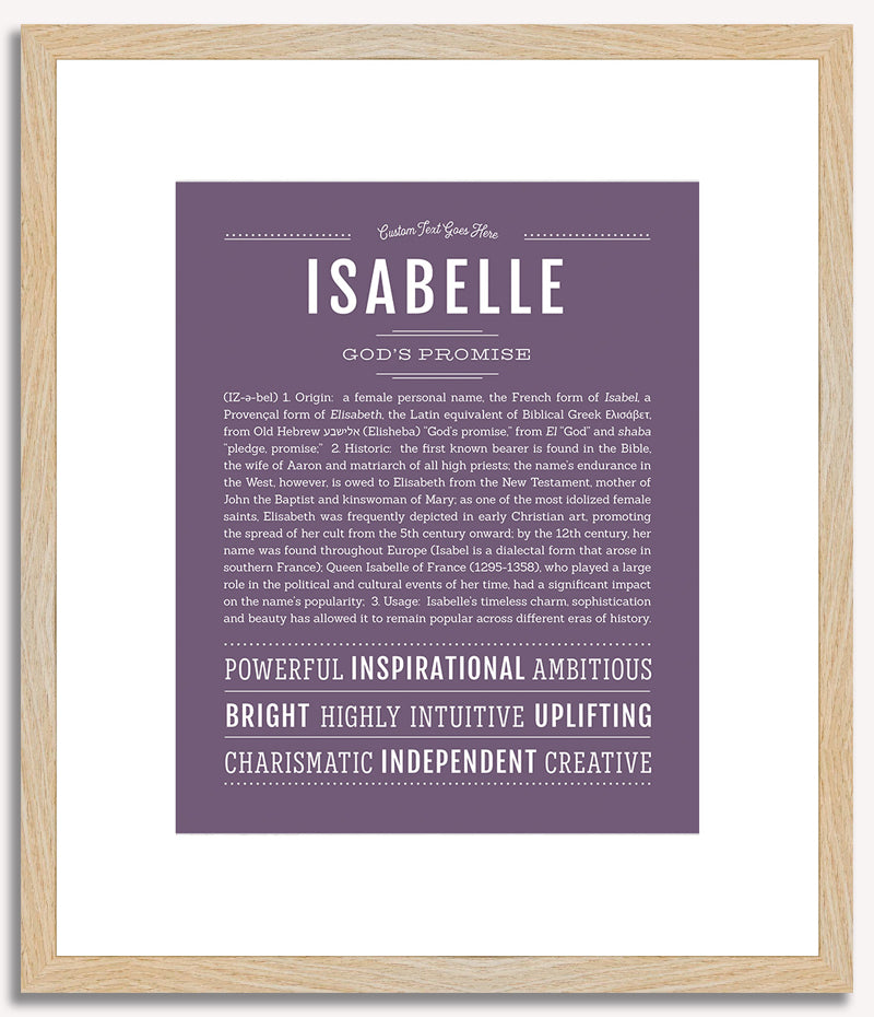 Isabelle | Name Art Print