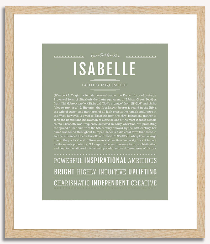 Isabelle | Name Art Print