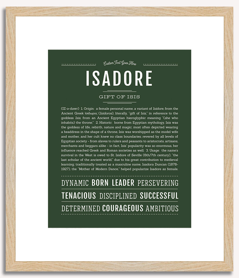 Isadore | Name Art Print