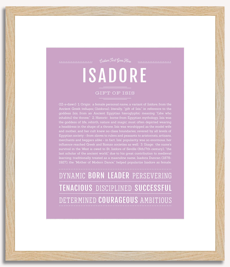 Isadore | Name Art Print