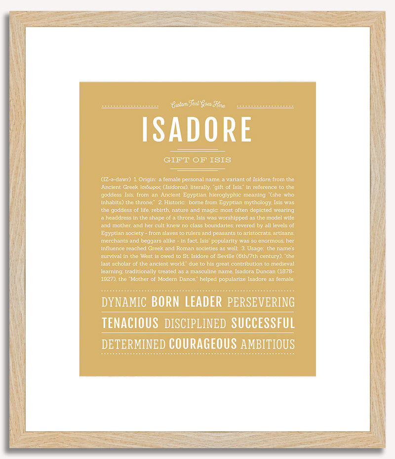 Isadore | Name Art Print