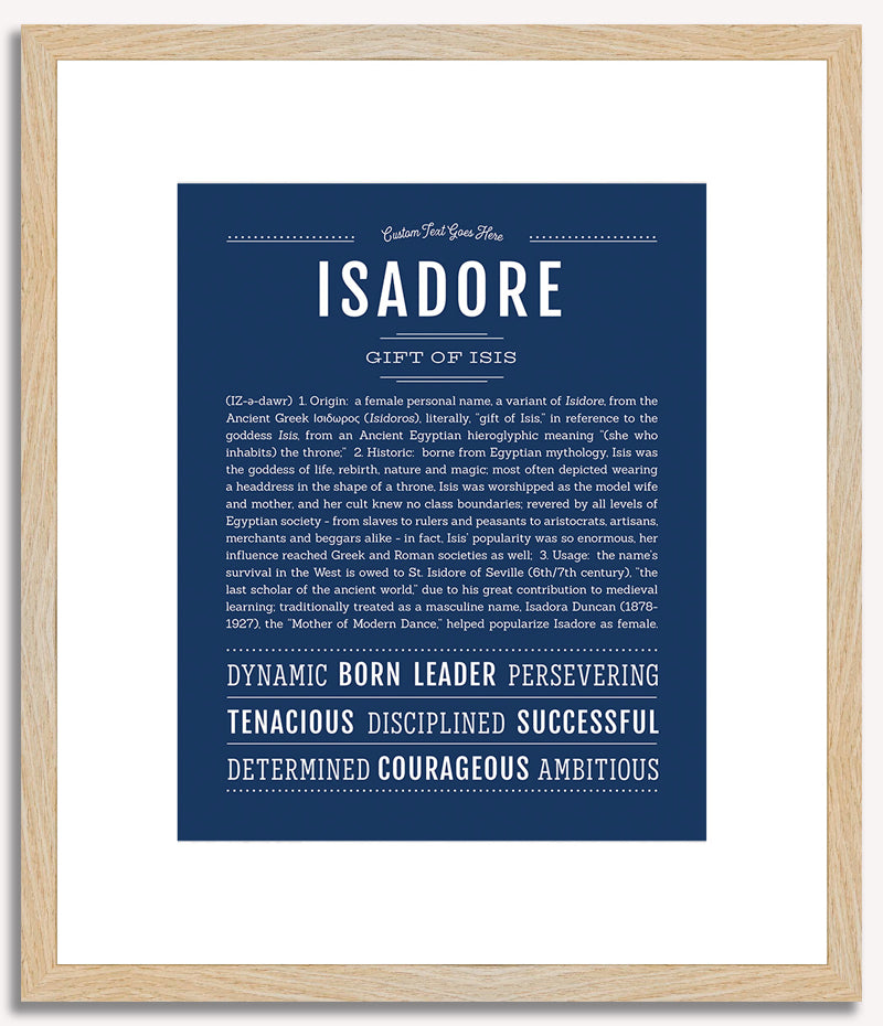 Isadore | Name Art Print