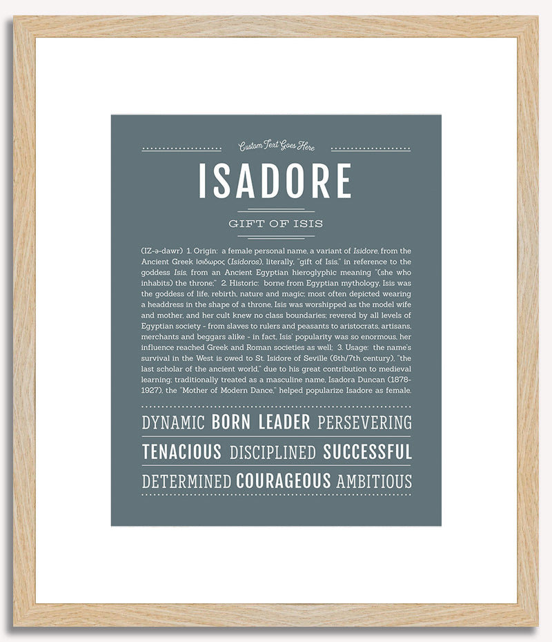 Isadore | Name Art Print