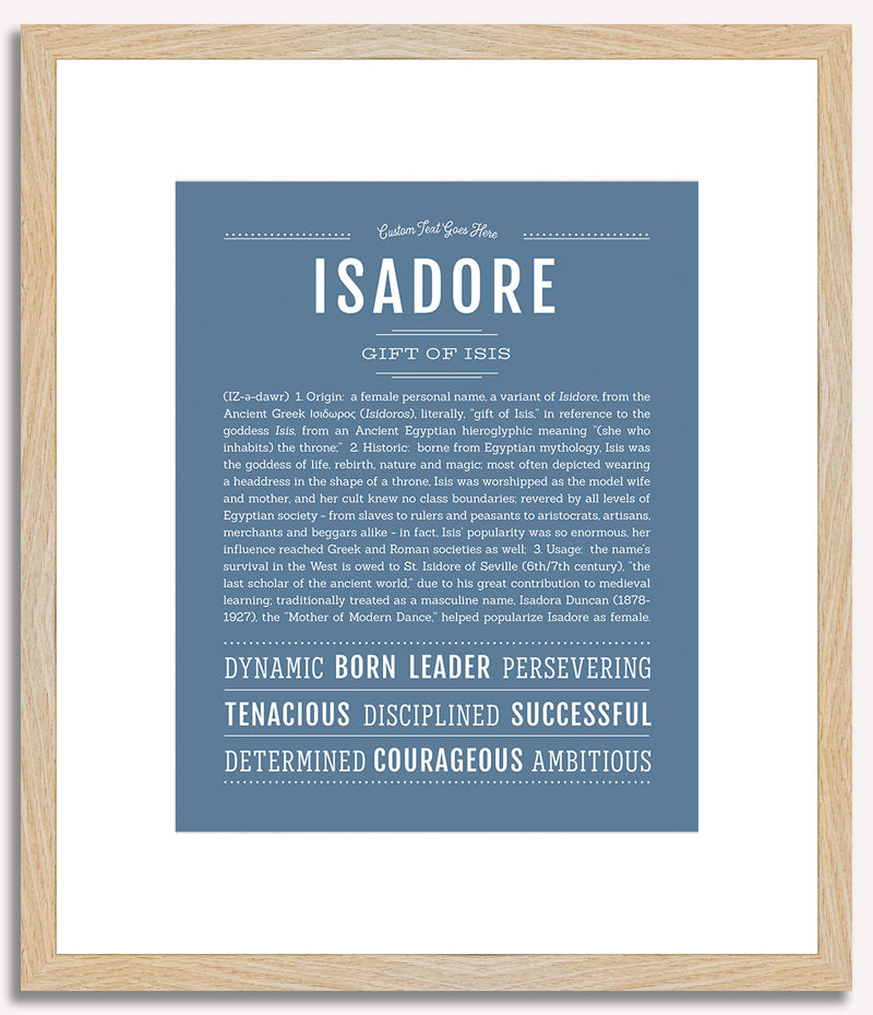 Isadore | Name Art Print