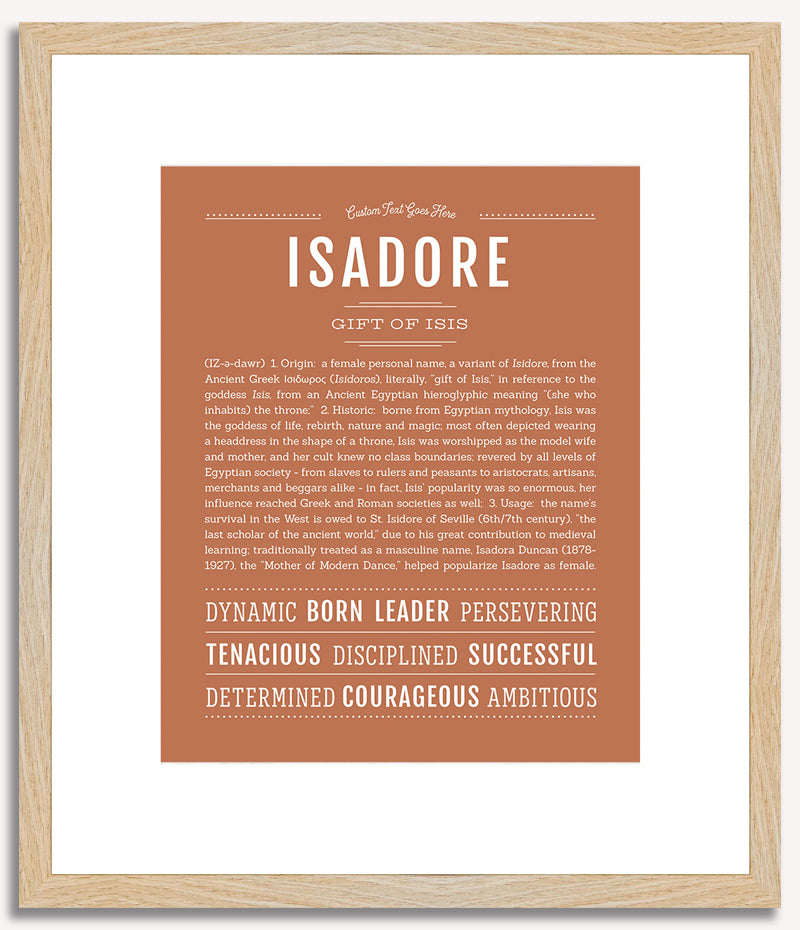 Isadore | Name Art Print