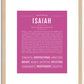 Isaiah | Name Art Print