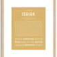 Isaiah | Name Art Print