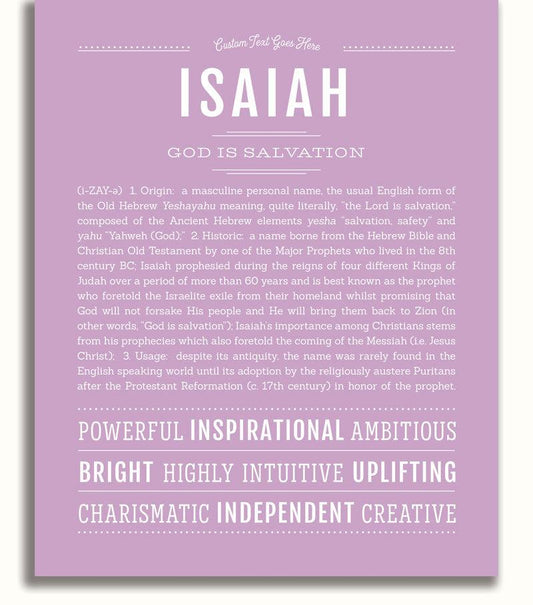 Frame Options | Lilac | No Frame