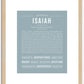 Isaiah | Name Art Print