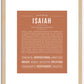 Isaiah | Name Art Print