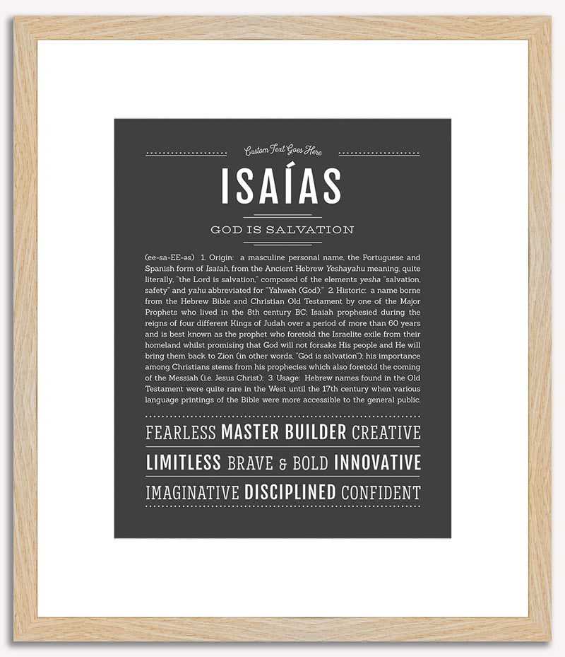 Isaias | Name Art Print