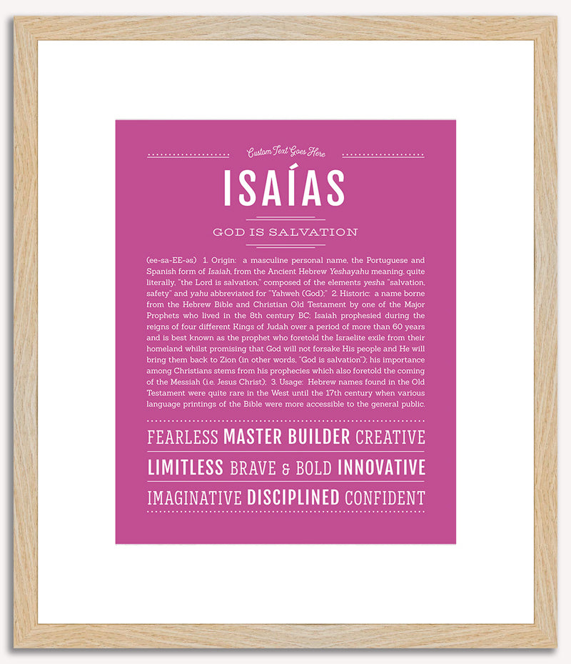 Isaias | Name Art Print