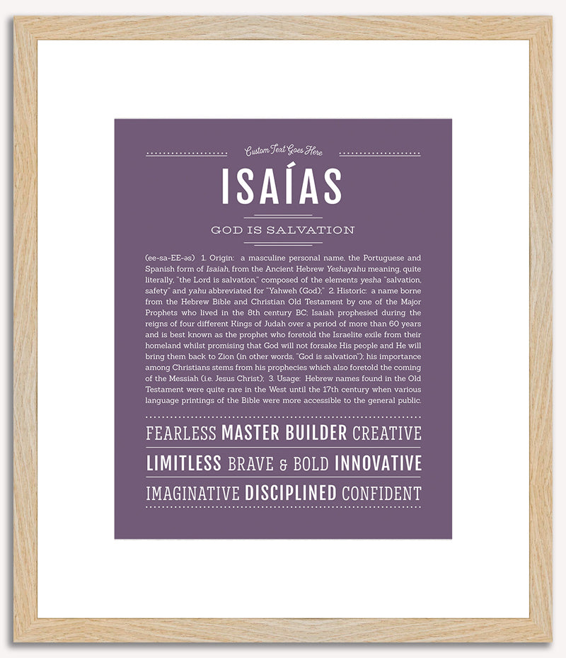 Isaias | Name Art Print