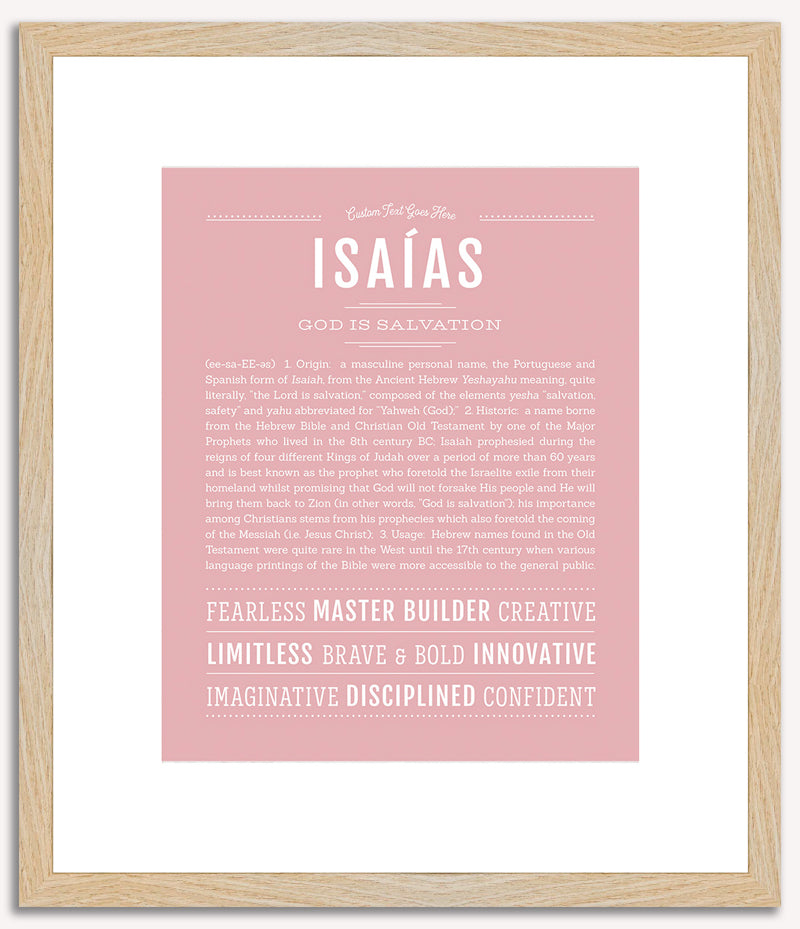 Isaias | Name Art Print