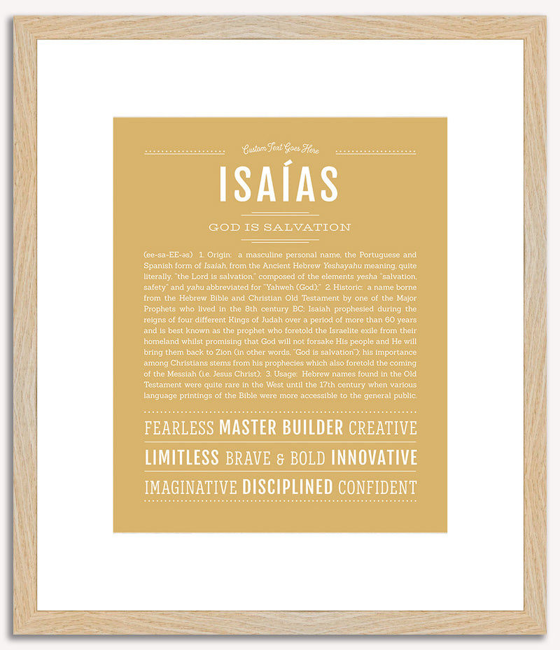 Isaias | Name Art Print