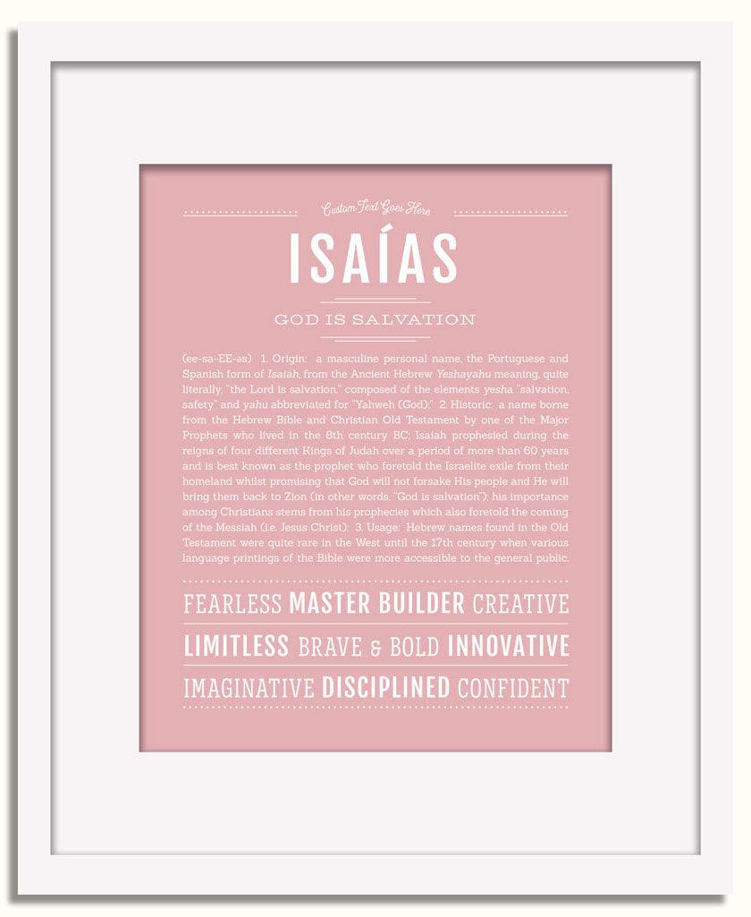 Frame Options | Dusty Rose | White Frame, Matted