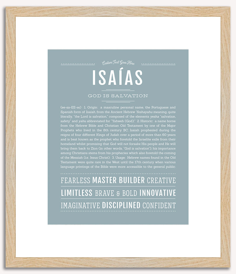 Isaias | Name Art Print