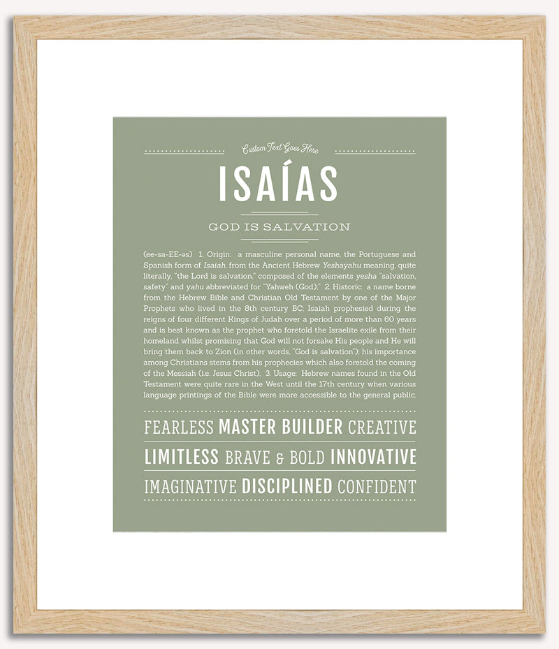 Isaias | Name Art Print