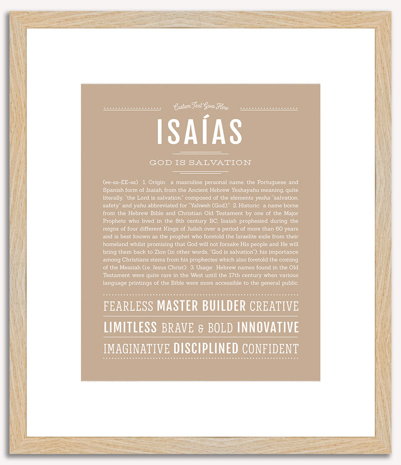 Isaias | Name Art Print