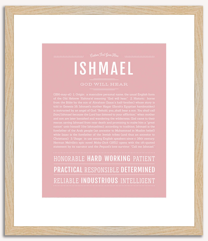 Ishmael | Name Art Print