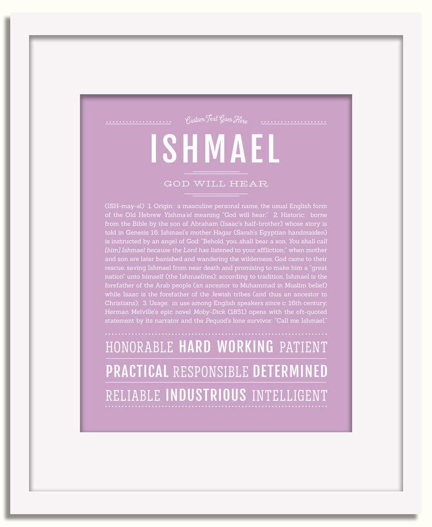 Frame Options | Lilac | White Frame, Matted