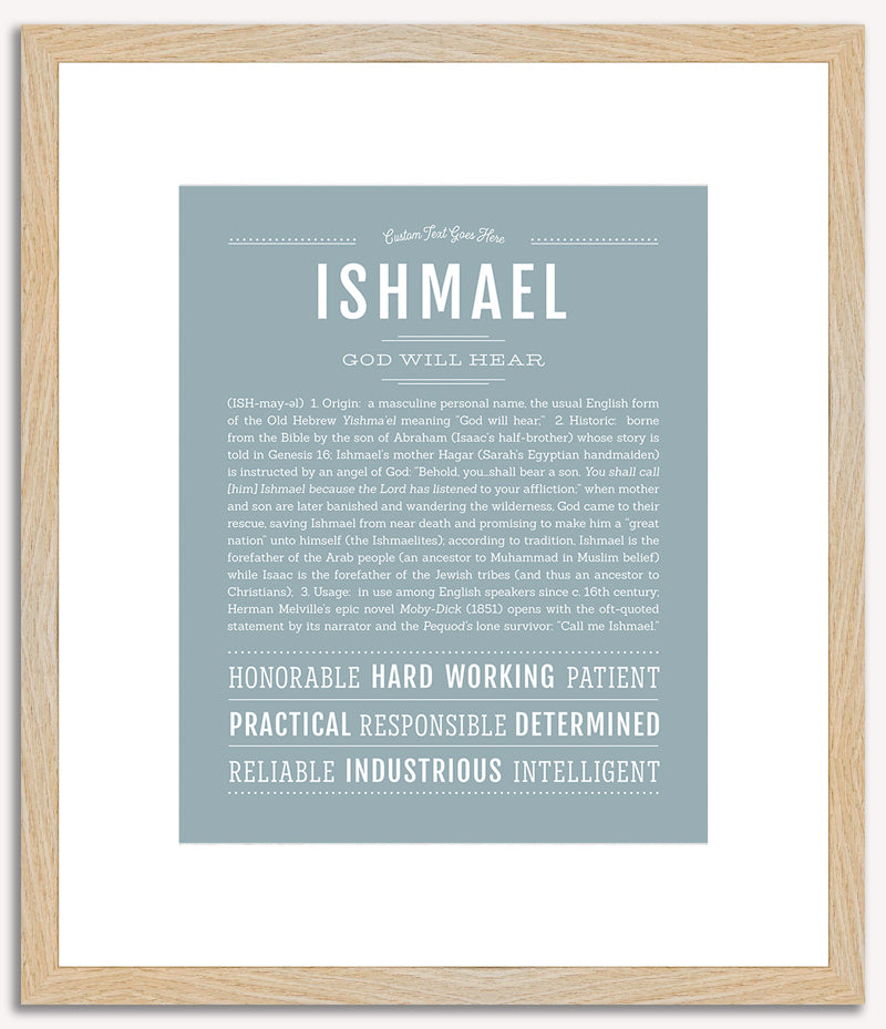 Ishmael | Name Art Print