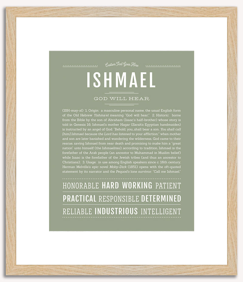 Ishmael | Name Art Print