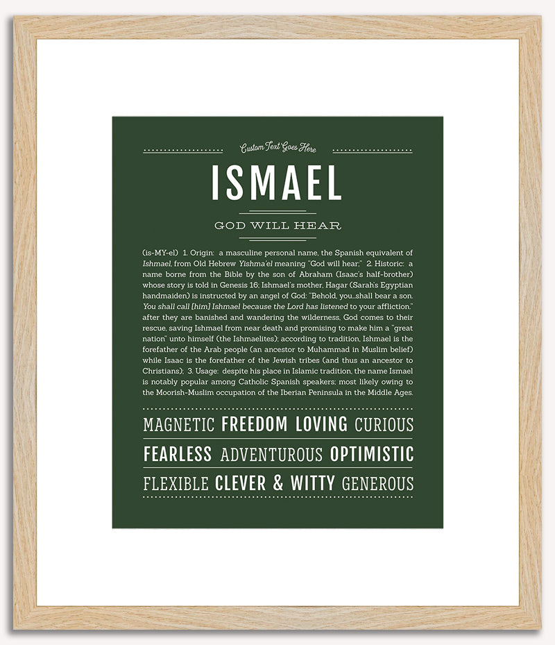 Ismael | Name Art Print