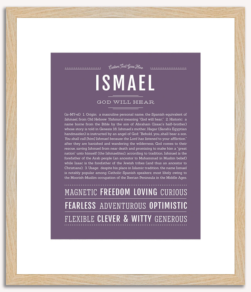 Ismael | Name Art Print