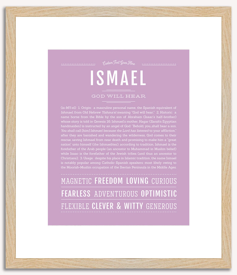 Ismael | Name Art Print