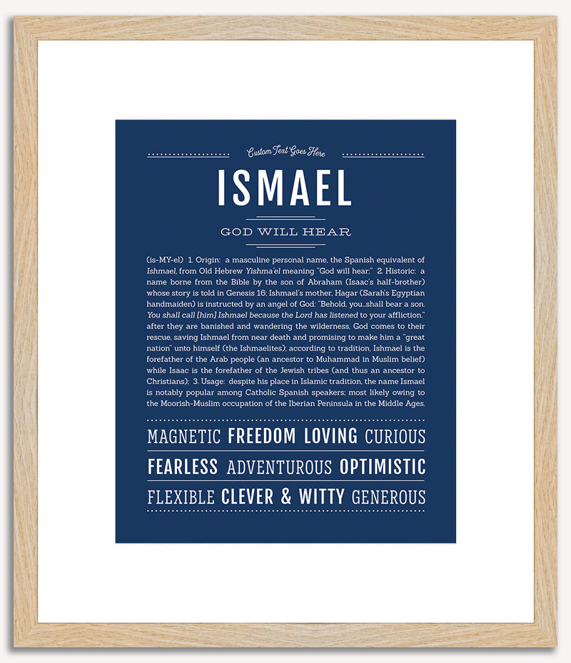 Ismael | Name Art Print