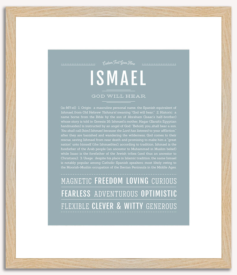 Ismael | Name Art Print