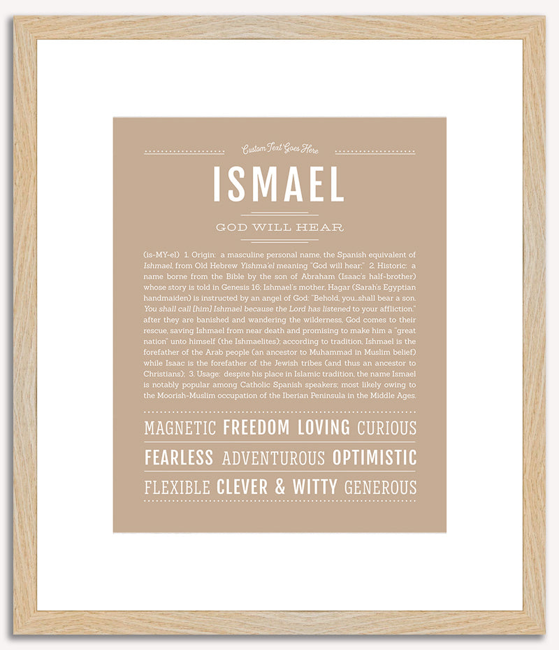 Ismael | Name Art Print