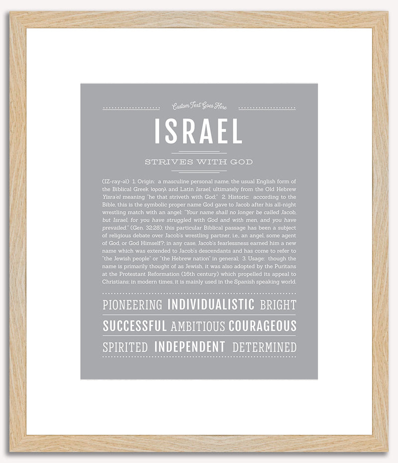 Israel | Name Art Print