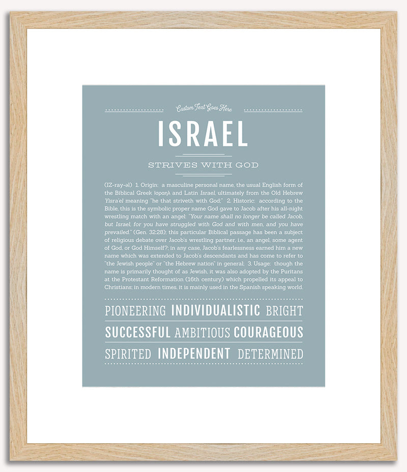 Israel | Name Art Print